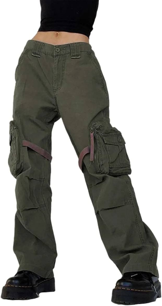 MLAFE Harajuku прямые брюки с множеством карманов Military Green
MLAFE Harajuku прямые брюки с множеством карманов Military Green