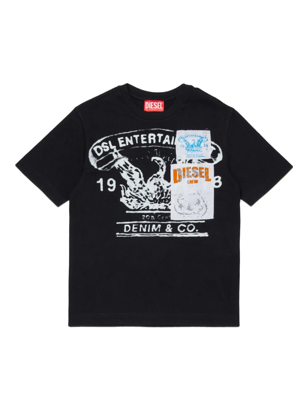 Футболка Tdersim Over в технике пэчворк Diesel Kids, черный
Футболка Tdersim Over в технике пэчворк Diesel Kids, черный
