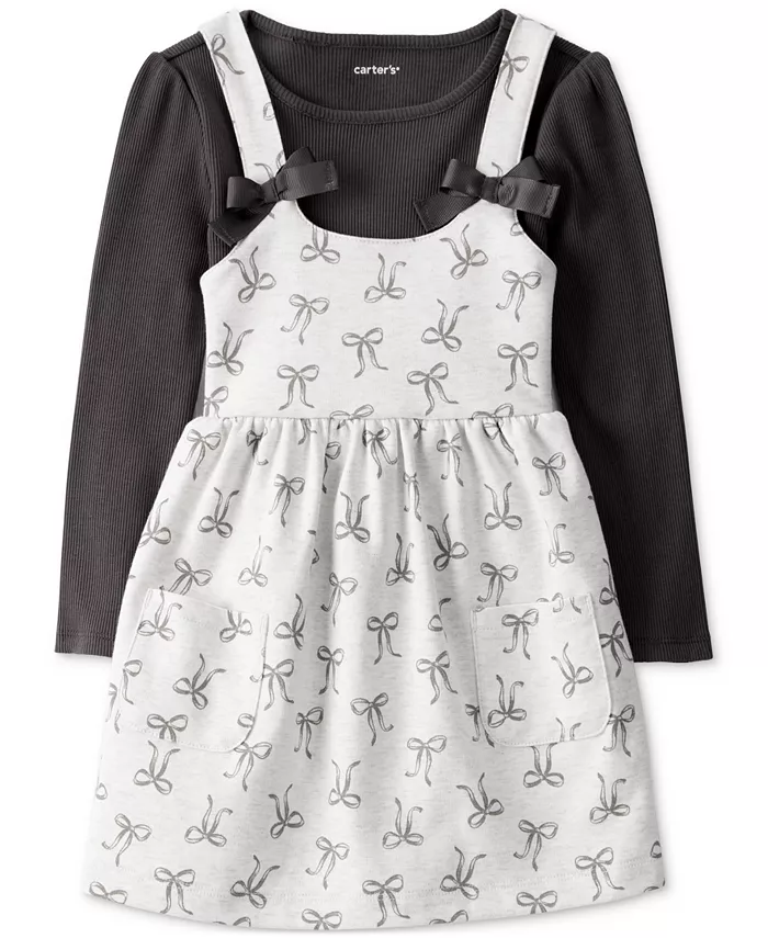 Комплект из 2-х предметов: платье с бантом для девочки Carter's
Комплект из 2-х предметов: платье с бантом для девочки Carter's