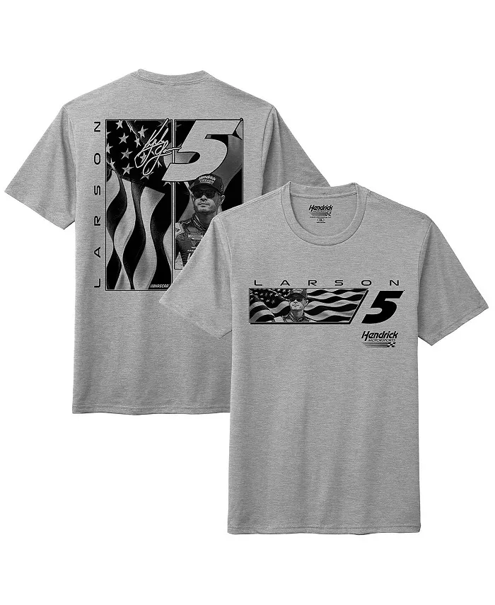 Мужская футболка Heather Gray Kyle Larson Flag Tri-Blend Hendrick Motorsports Team Collection
Мужская футболка Heather Gray Kyle Larson Flag Tri-Blend Hendrick Motorsports Team Collection