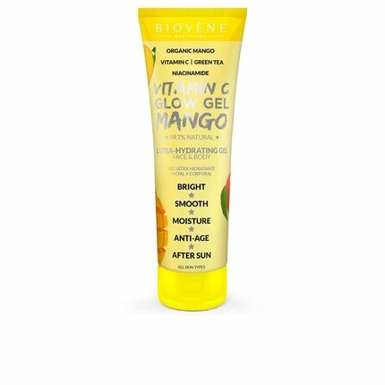 Ультра-увлажняющий гель для лица и тела с витамином C Glow Gel Mango 200 мл Biovene
Ультра-увлажняющий гель для лица и тела с витамином C Glow Gel Mango 200 мл Biovene