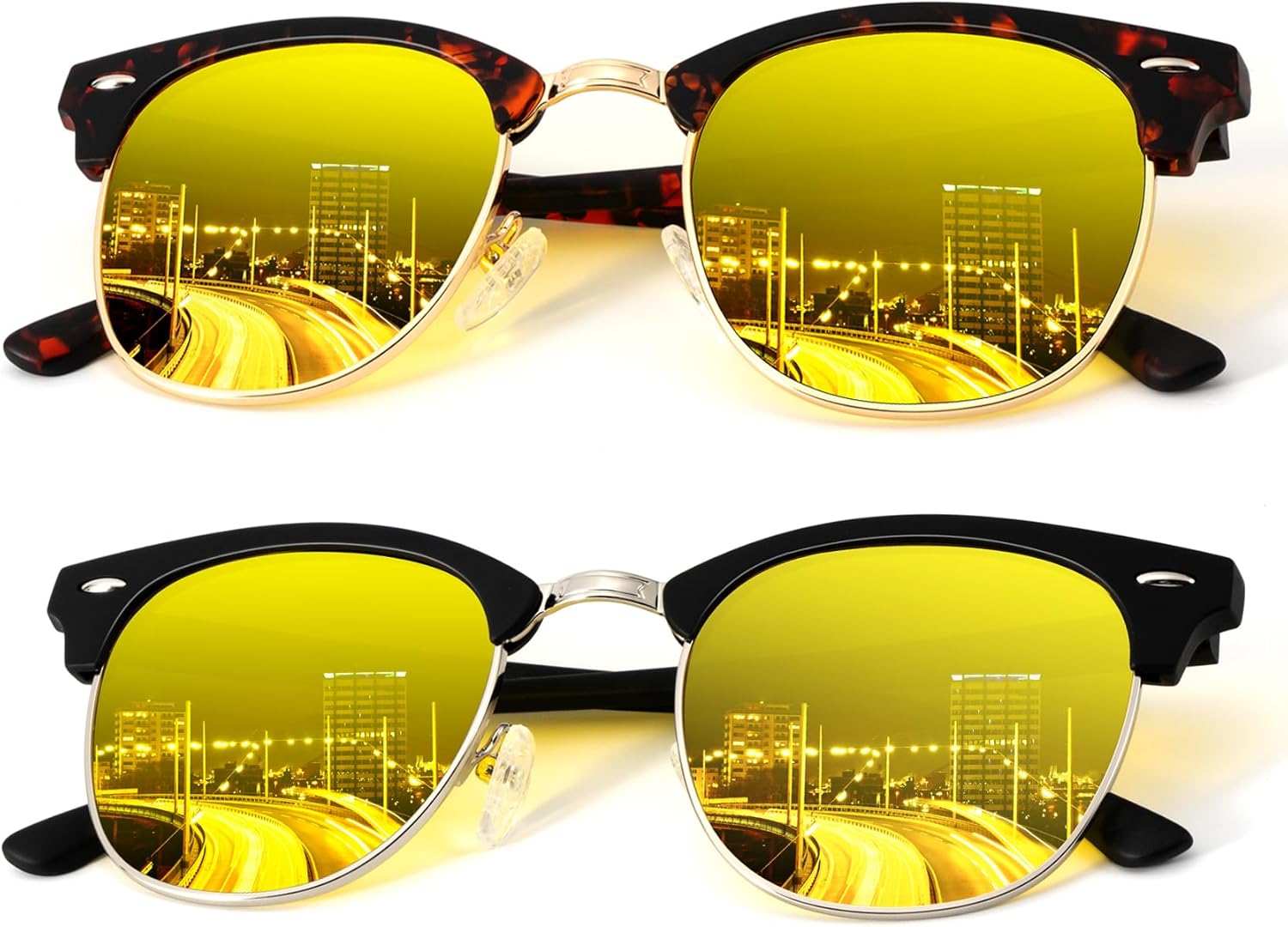 Поляризованные солнцезащитные очки KALIYADI для мужчин и женщин, полуободковая оправа, солнцезащитные очки для вождения, блокирующие УФ-излучение, A30-(2 Pack)tortoise Night Vision/ Matte Black-silver Night Vision
Поляризованные солнцезащитные очки KALIYADI для мужчин и женщин, полуободковая оправа, солнцезащитные очки для вождения, блокирующие УФ-излучение, A30-(2 Pack)tortoise Night Vision/ Matte Black-silver Night Vision