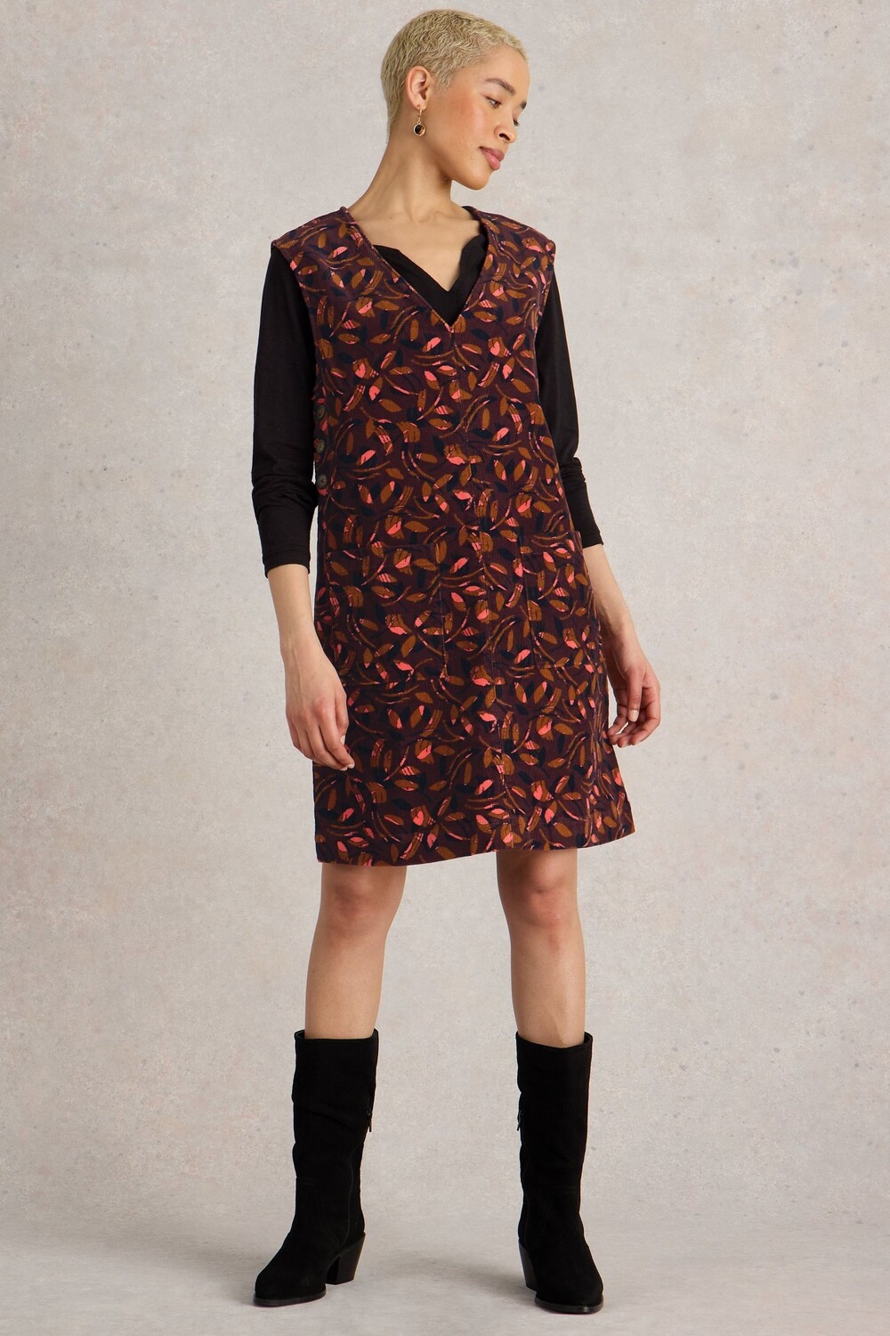 Платье пинни из кленового шнура White Stuff, фиолетовый
Платье пинни из кленового шнура White Stuff, фиолетовый