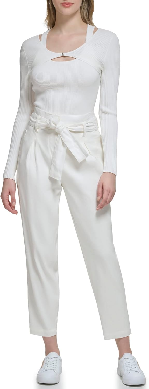 Женский свитер Calvin Klein Rib Wrap Longsleeve, Soft White
Женский свитер Calvin Klein Rib Wrap Longsleeve, Soft White