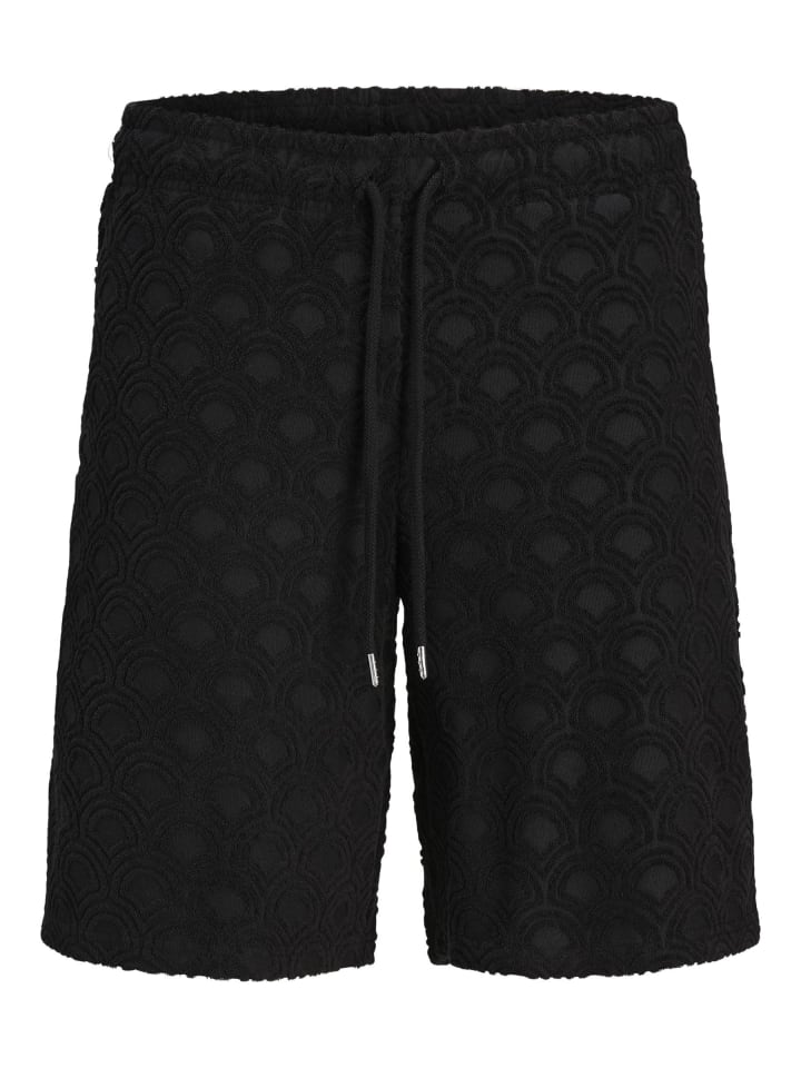 Тканевые шорты Jack & Jones, черный 
Тканевые шорты Jack & Jones, черный