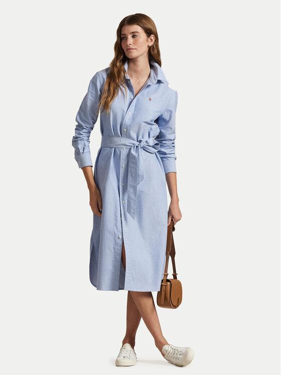 Платье-Рубашка прямого кроя 211928804002 Polo Ralph Lauren, синий
Платье-Рубашка прямого кроя 211928804002 Polo Ralph Lauren, синий