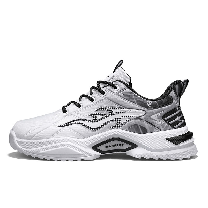 WARRIOR Износостойкие, легкие и дышащие беговые кроссовки мужские - белый серый черный, цвет White Gray Black
WARRIOR Износостойкие, легкие и дышащие беговые кроссовки мужские - белый серый черный, цвет White Gray Black