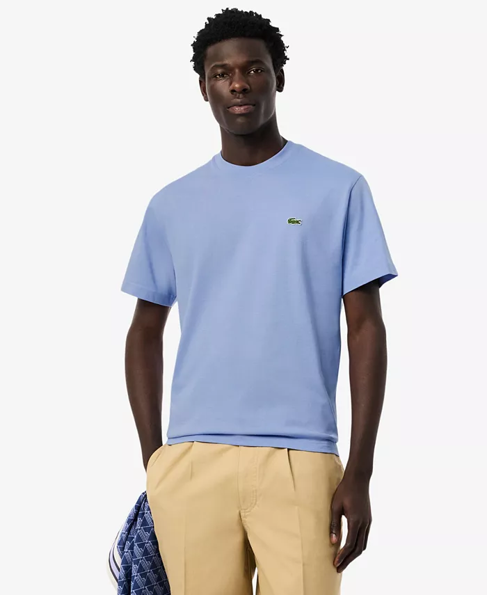 Мужская футболка с коротким рукавом классического кроя с логотипом Lacoste, синий
Мужская футболка с коротким рукавом классического кроя с логотипом Lacoste, синий