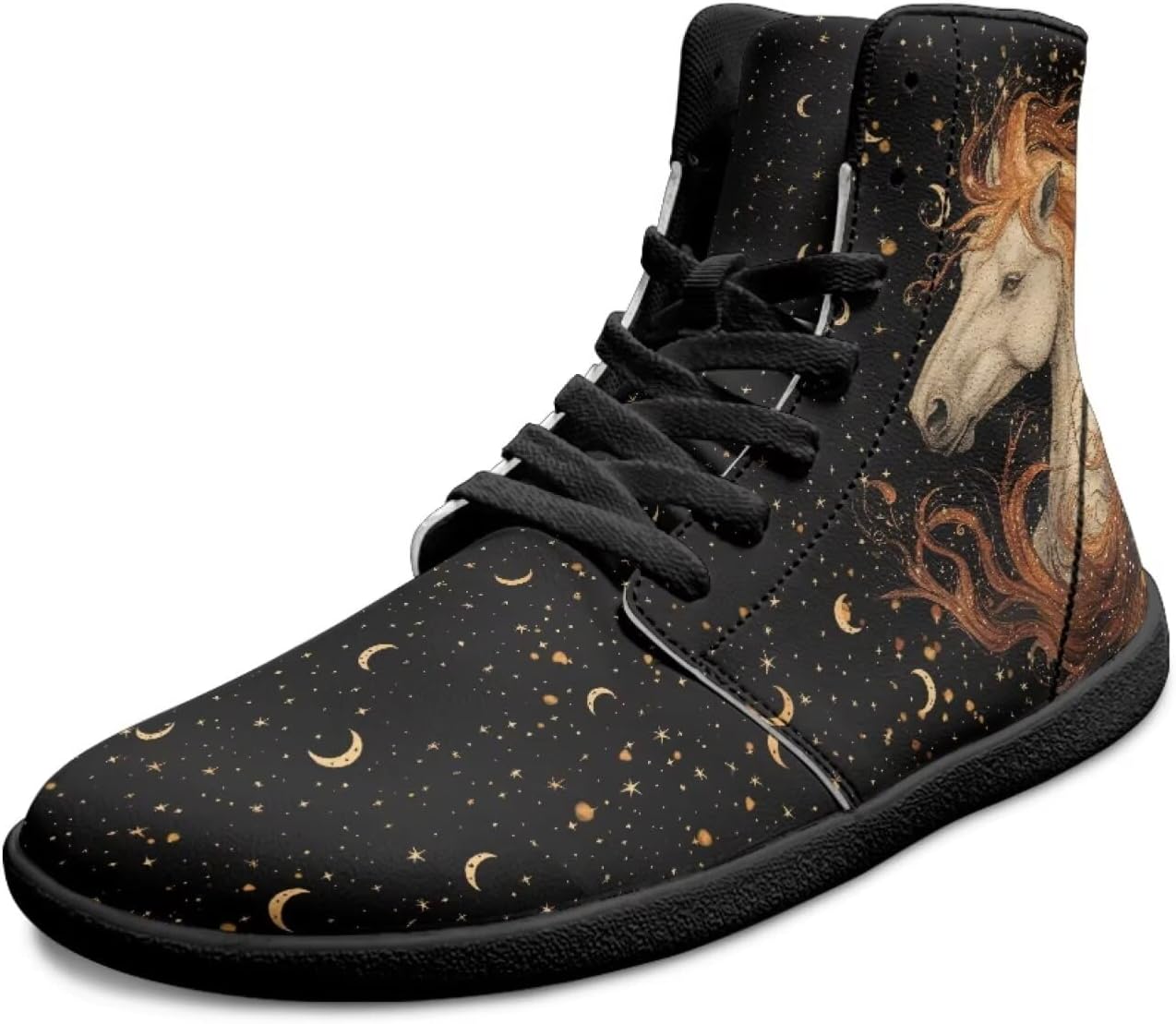 Высокие мужские кроссовки для ходьбы босиком, противоскользящие, на шнуровке, с широким носком, повседневные, дышащие, для ходьбы и тренировок Xixirimido, Galaxy Horse
Высокие мужские кроссовки для ходьбы босиком, противоскользящие, на шнуровке, с широким носком, повседневные, дышащие, для ходьбы и тренировок Xixirimido, Galaxy Horse