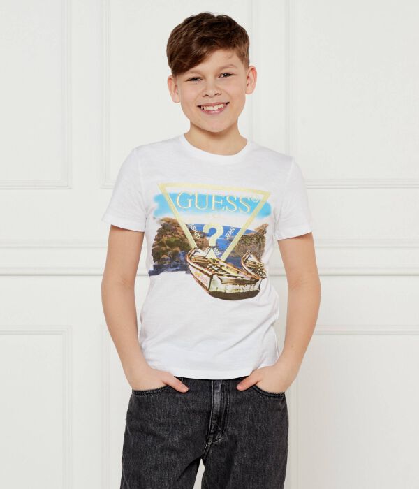 Футболки Regular fit Guess, белый 
Футболки Regular fit Guess, белый