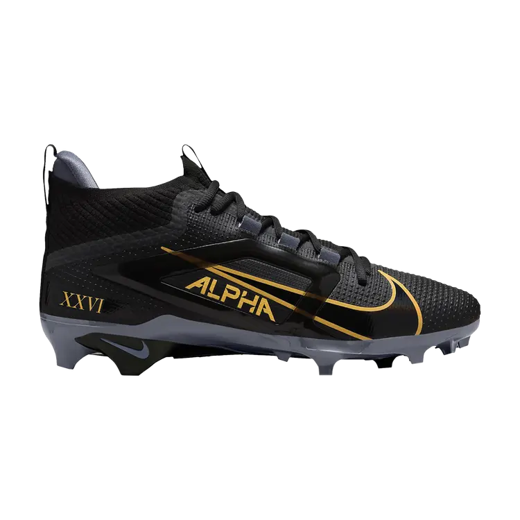 Кроссовки Nike Saquon Barkley x Alpha Menace 4 Elite, черный 
Кроссовки Nike Saquon Barkley x Alpha Menace 4 Elite, черный