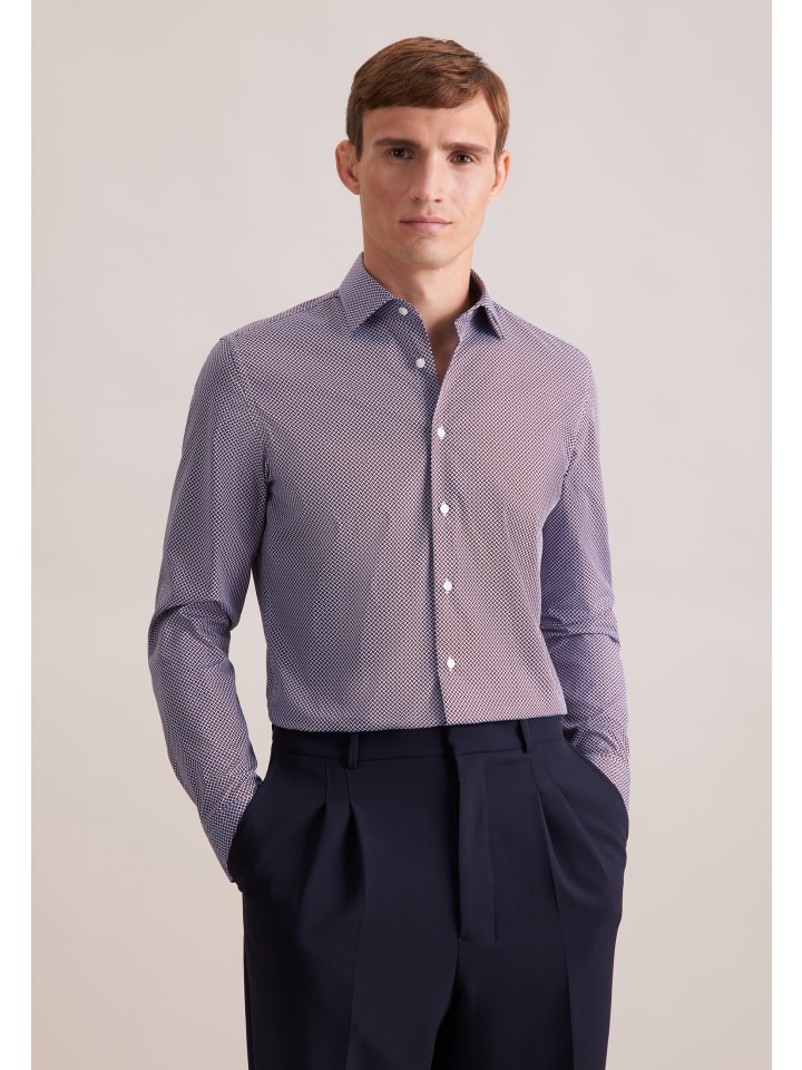 Деловая рубашка узкого кроя красного цвета Seidensticker
Деловая рубашка узкого кроя красного цвета Seidensticker