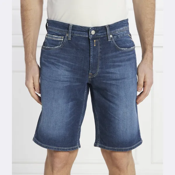 Шорты прямого кроя джинсовая ткань Replay, синий
Шорты прямого кроя джинсовая ткань Replay, синий