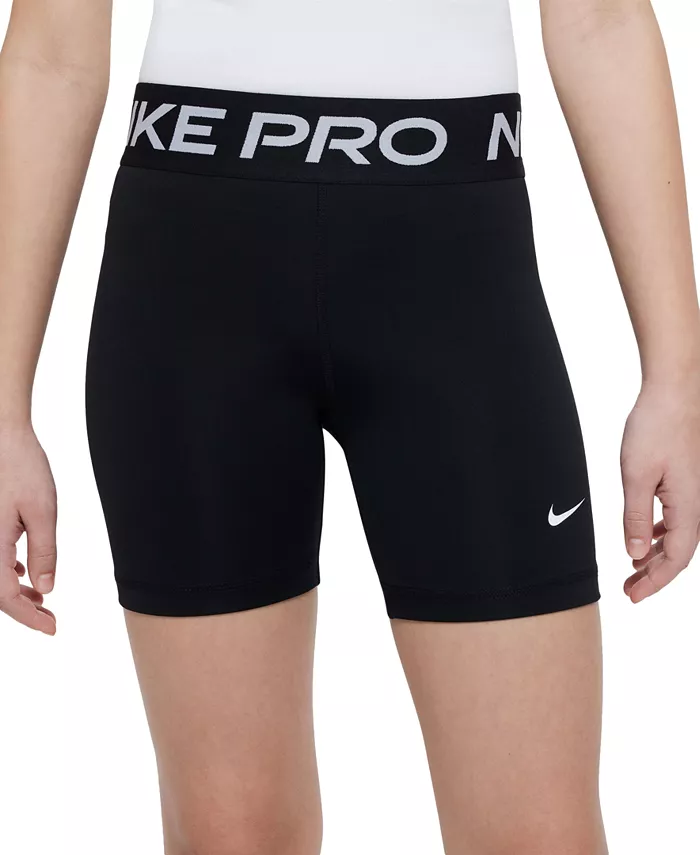 Pro Big Girls Dri-FIT 5" шорты Nike, черный
Pro Big Girls Dri-FIT 5" шорты Nike, черный