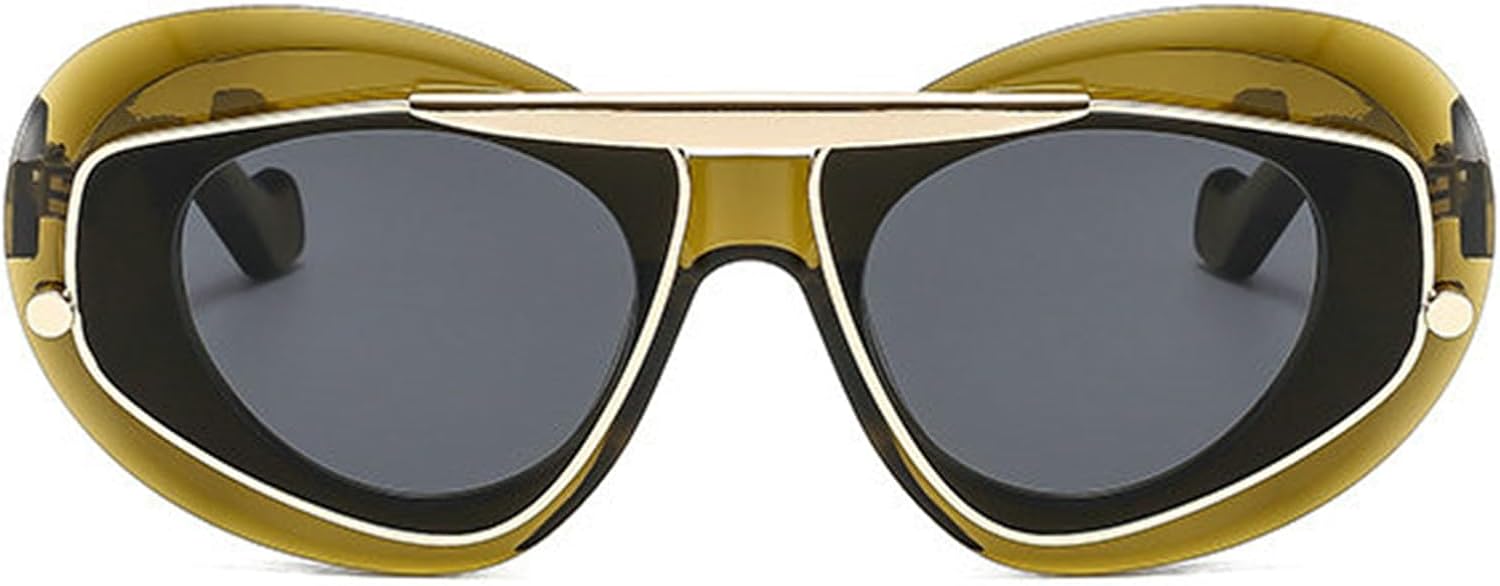 Солнцезащитные очки Willochra Pilot Punk для женщин, модель 2024, роскошные солнцезащитные очки в двойной оправе для женщин, Y2k, спортивные очки-щитки, солнцезащитные очки F27, Green
Солнцезащитные очки Willochra Pilot Punk для женщин, модель 2024, роскошные солнцезащитные очки в двойной оправе для женщин, Y2k, спортивные очки-щитки, солнцезащитные очки F27, Green