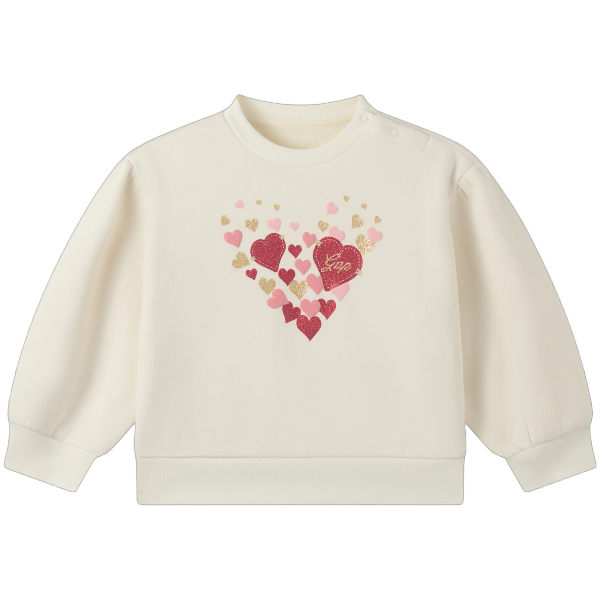 Осенне-зимний комбинированный кардиган с рукавами-фонариками и искусственным шерповым принтом в виде сердечек для малышей GAP, слоновая кость
Осенне-зимний комбинированный кардиган с рукавами-фонариками и искусственным шерповым принтом в виде сердечек для малышей GAP, слоновая кость