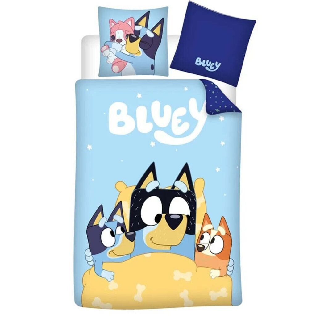 Детское постельное белье Bluey и Bingo 2 шт. Комплект 135-140х200 65х65 100% хлопок Disney
Детское постельное белье Bluey и Bingo 2 шт. Комплект 135-140х200 65х65 100% хлопок Disney