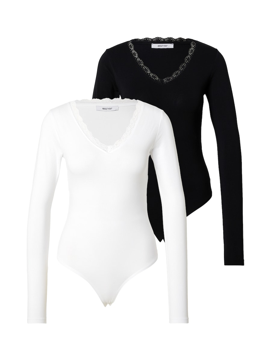 Боди-рубашка ABOUT YOU Lisette, черный/белый
Боди-рубашка ABOUT YOU Lisette, черный/белый
