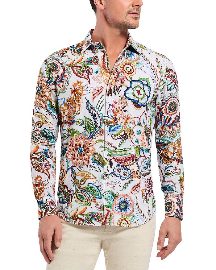 Палаван Классическая Рубашка на Пуговицах Robert Graham, мультиколор 
Палаван Классическая Рубашка на Пуговицах Robert Graham, мультиколор