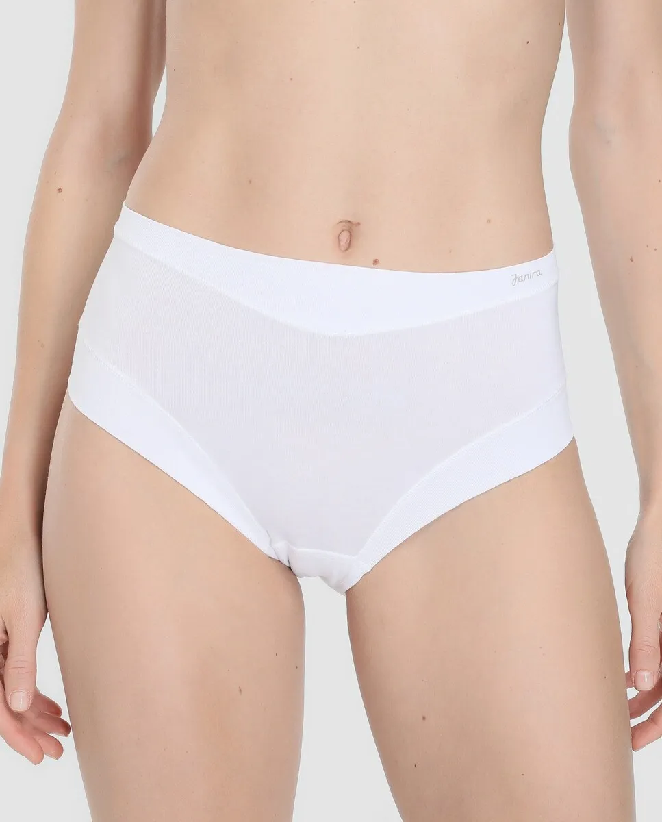 Высокие трусы Janira с хлопковой лентой цвета дюн, белый
Высокие трусы Janira с хлопковой лентой цвета дюн, белый