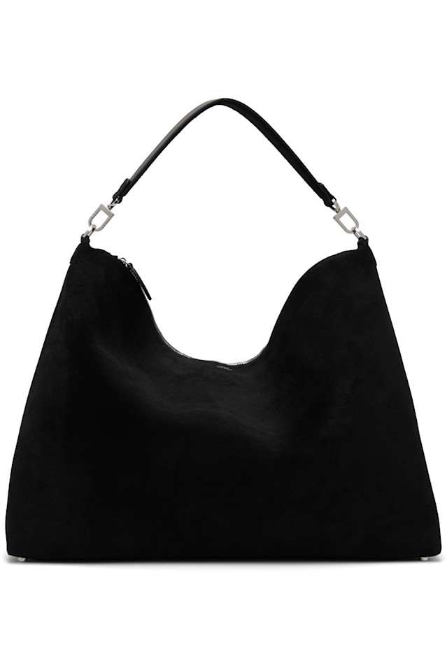 Сумка-Тоут из замши с фаской Toteme, черный
Сумка-Тоут из замши с фаской Toteme, черный