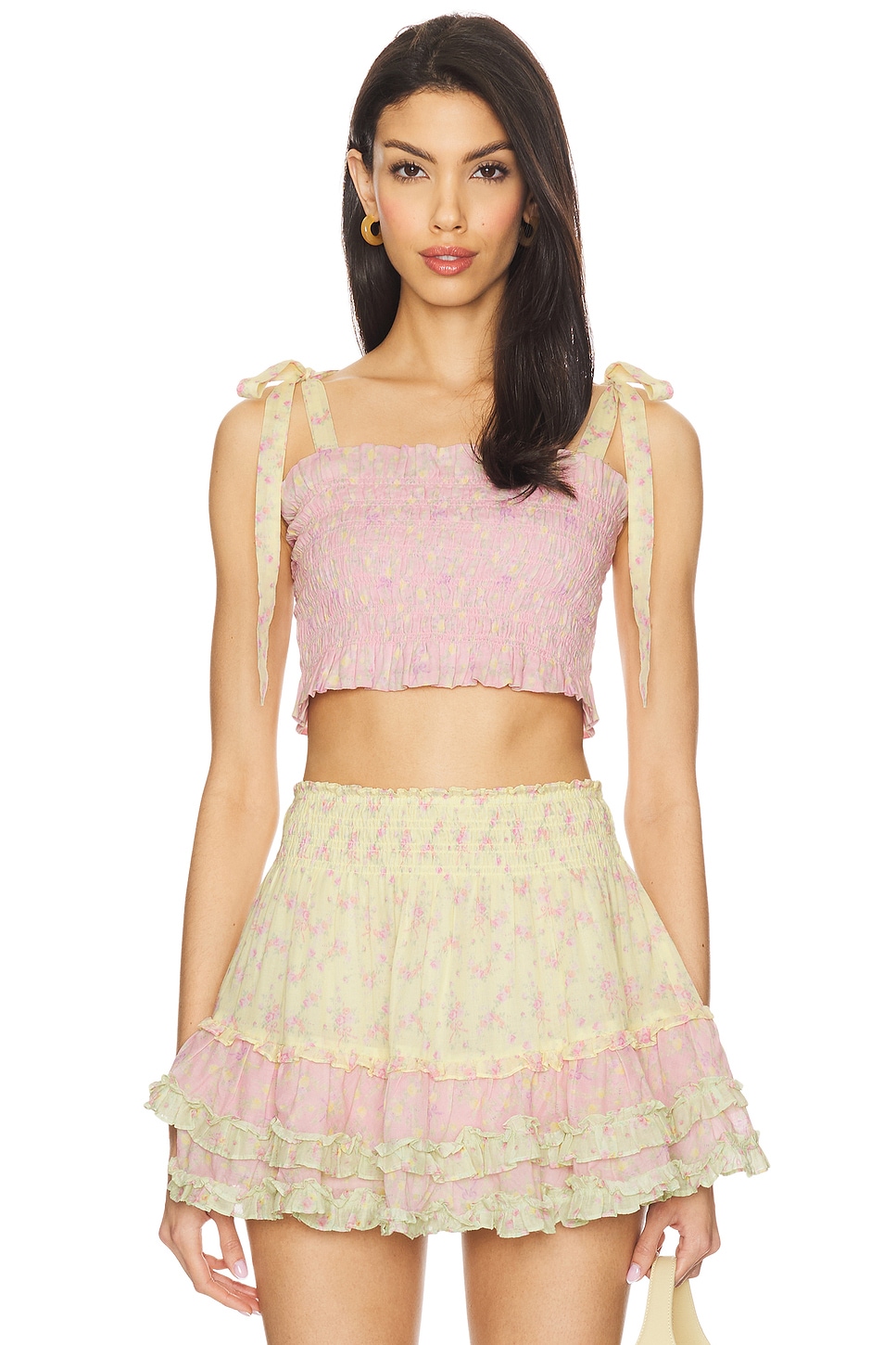 Топ Corbin Loveshackfancy, pink lemonade
Топ Corbin Loveshackfancy, pink lemonade