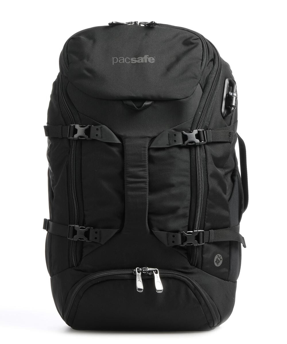 Дорожный рюкзак Venturesafe EXP 15 дюймов из переработанного полиэстера Pacsafe, черный
Дорожный рюкзак Venturesafe EXP 15 дюймов из переработанного полиэстера Pacsafe, черный