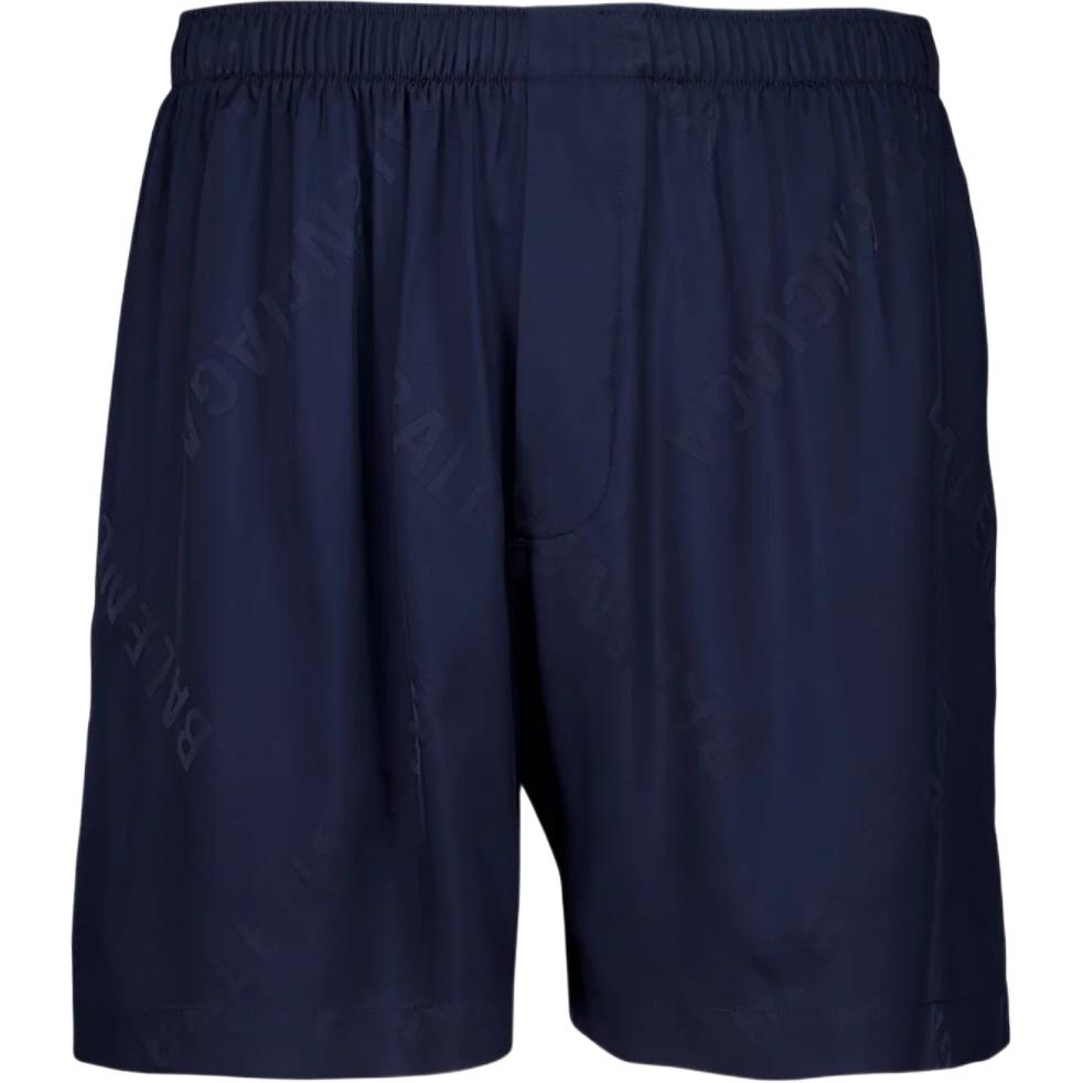 Пижамные шорты с логотипом жаккард Balenciaga, темно-синий
Пижамные шорты с логотипом жаккард Balenciaga, темно-синий