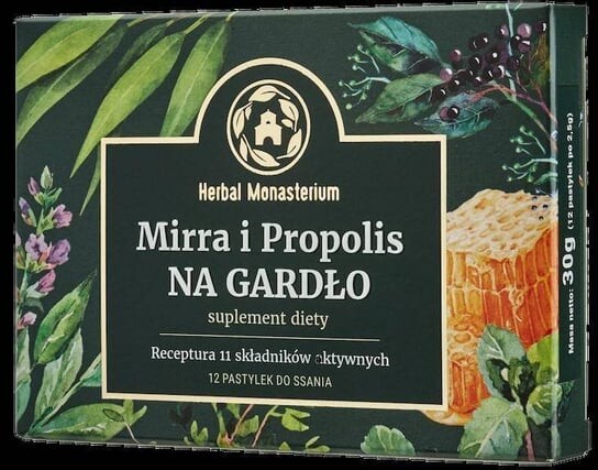 Herbal Monasterium, Мирра и Прополис для горла 12 р.
Herbal Monasterium, Мирра и Прополис для горла 12 р.