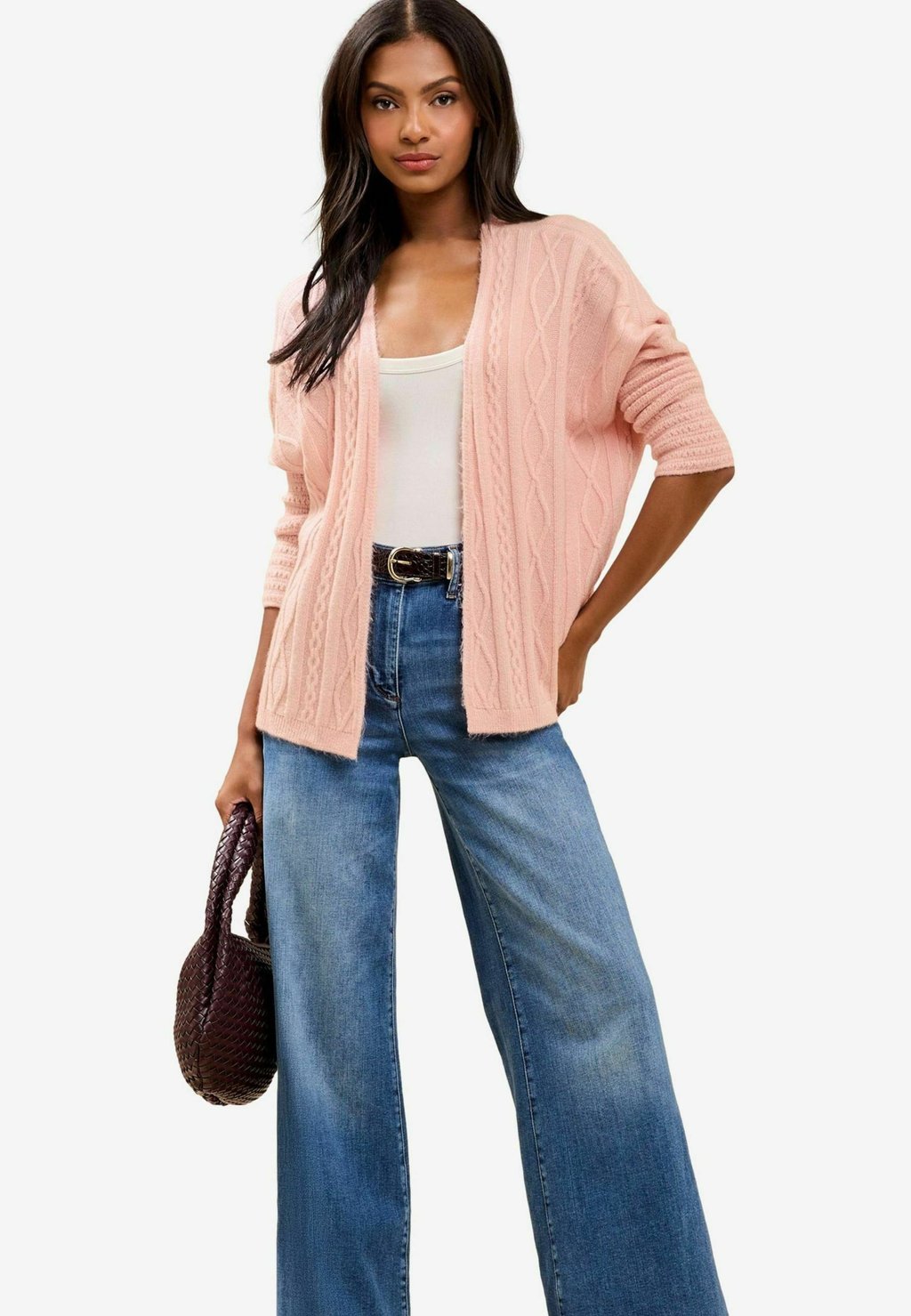 Кардиган BATWING CABLE Lipsy, розовый 
Кардиган BATWING CABLE Lipsy, розовый
