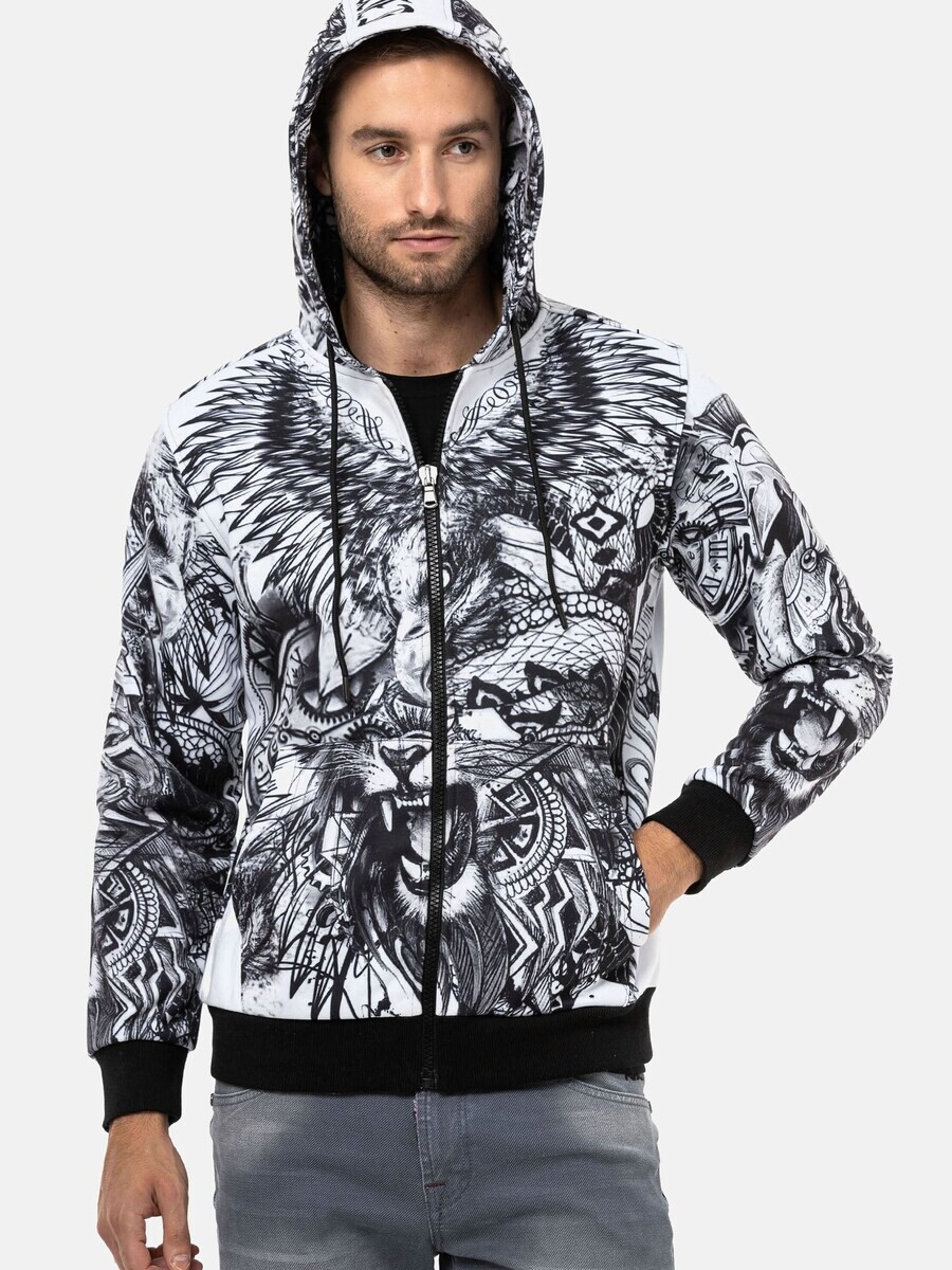 Толстовка с капюшоном на молнии CIPO & BAXX Zip-Up Hoodie, белый
Толстовка с капюшоном на молнии CIPO & BAXX Zip-Up Hoodie, белый
