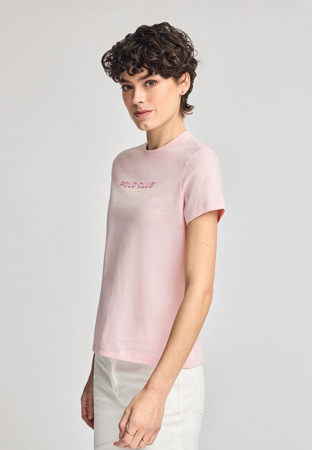 Футболка с принтом REGULAR FIT Polo Club, розовый 
Футболка с принтом REGULAR FIT Polo Club, розовый