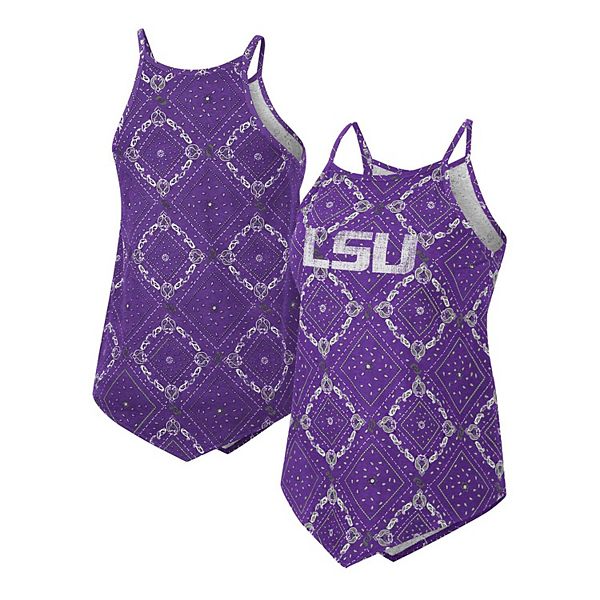 Женский фиолетовый топ-бандана LSU Tigers Colosseum X Wrangler
Женский фиолетовый топ-бандана LSU Tigers Colosseum X Wrangler