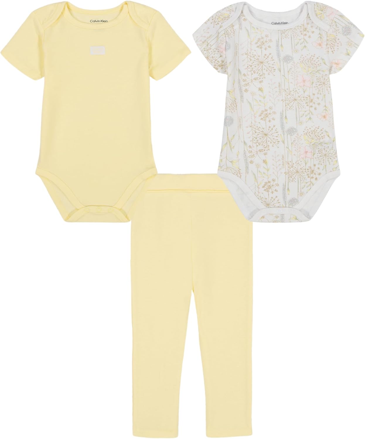 Комплект из двух боди и брюк Calvin Klein для девочек, Double Cream/White
Комплект из двух боди и брюк Calvin Klein для девочек, Double Cream/White