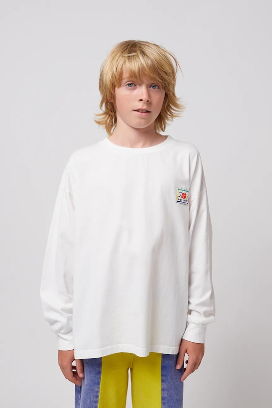 Детская хлопковая футболка с длинным рукавом Hello Joy Bobo Choses, белый
Детская хлопковая футболка с длинным рукавом Hello Joy Bobo Choses, белый