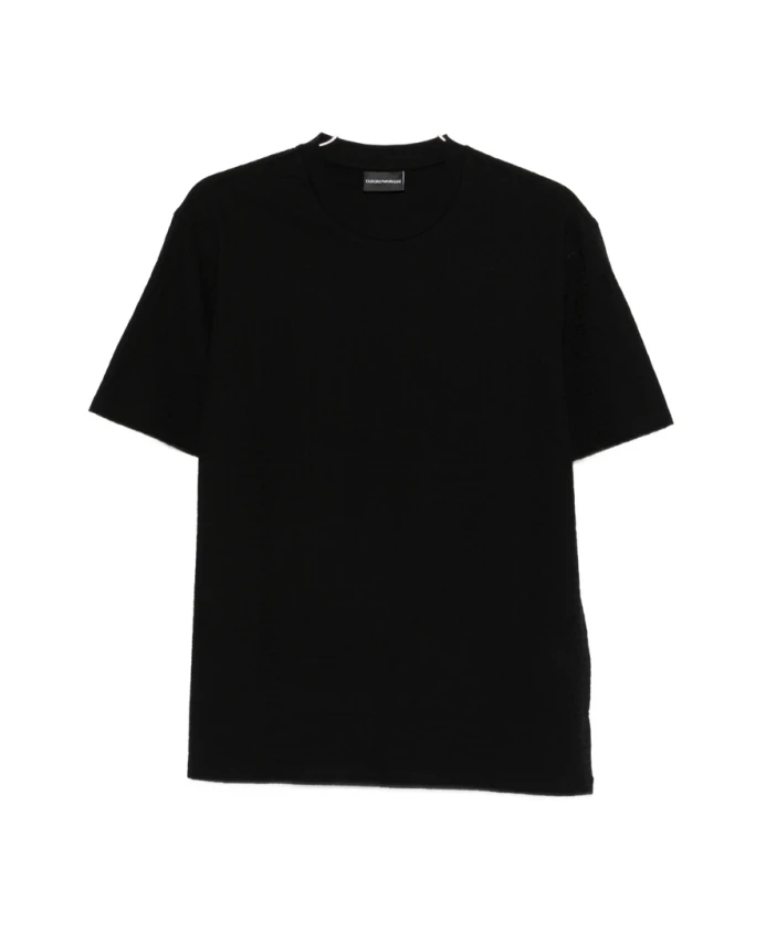 Футболка с жаккардовым логотипом Emporio Armani, черный
Футболка с жаккардовым логотипом Emporio Armani, черный