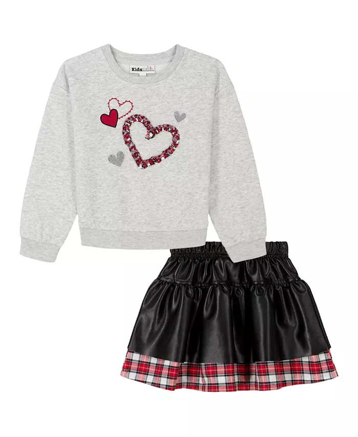 Детский комплект для девочек 2T-4T: футболка и юбка Kids Headquarters, мультиколор
Детский комплект для девочек 2T-4T: футболка и юбка Kids Headquarters, мультиколор