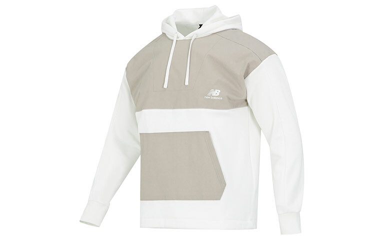Толстовка мужская белая New Balance, белый 
Толстовка мужская белая New Balance, белый