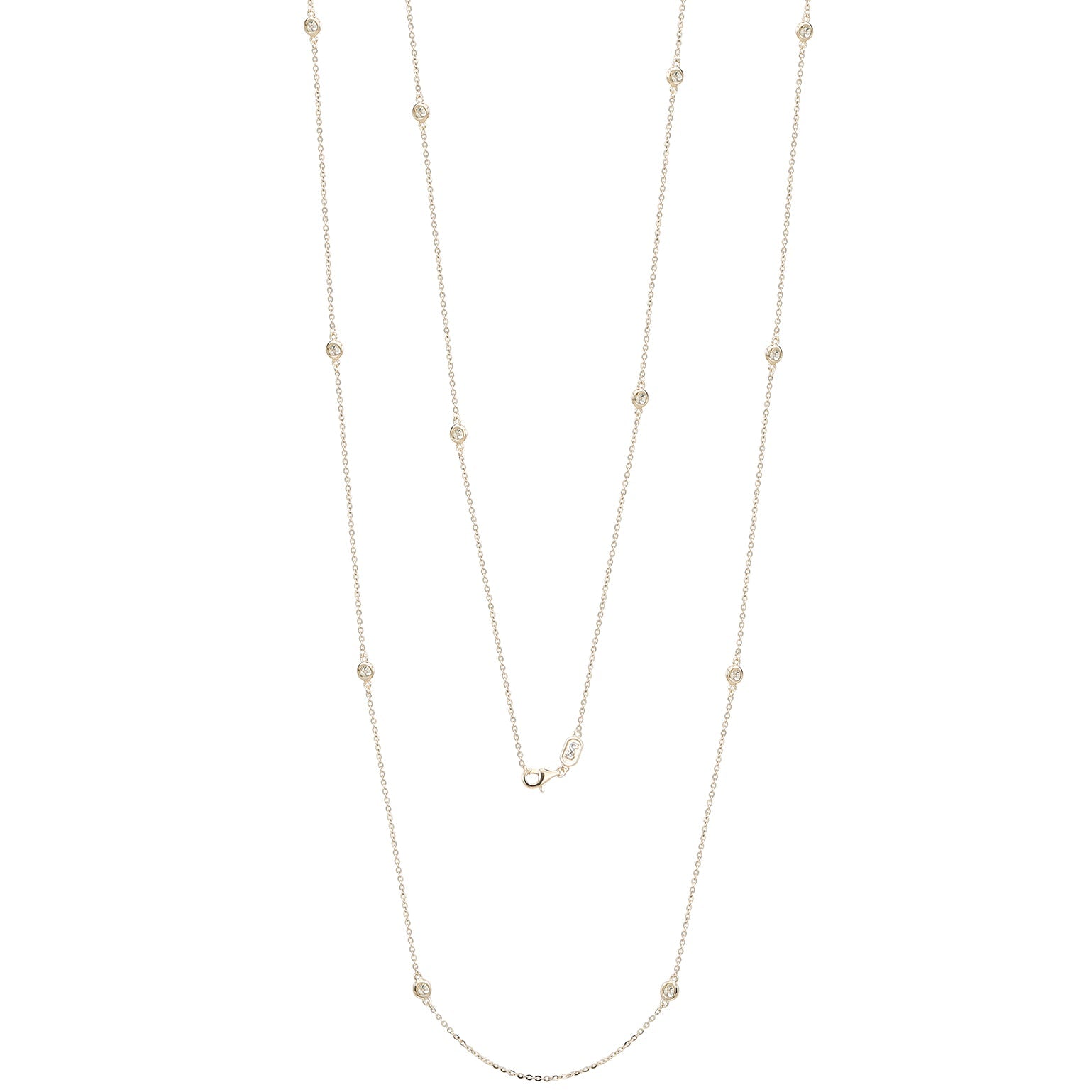 Ожерелье Suzy Levian из 14-каратного розового золота с двумя каратами и бриллиантами (36 дюймов) Suzy Levian, желтый
Ожерелье Suzy Levian из 14-каратного розового золота с двумя каратами и бриллиантами (36 дюймов) Suzy Levian, желтый