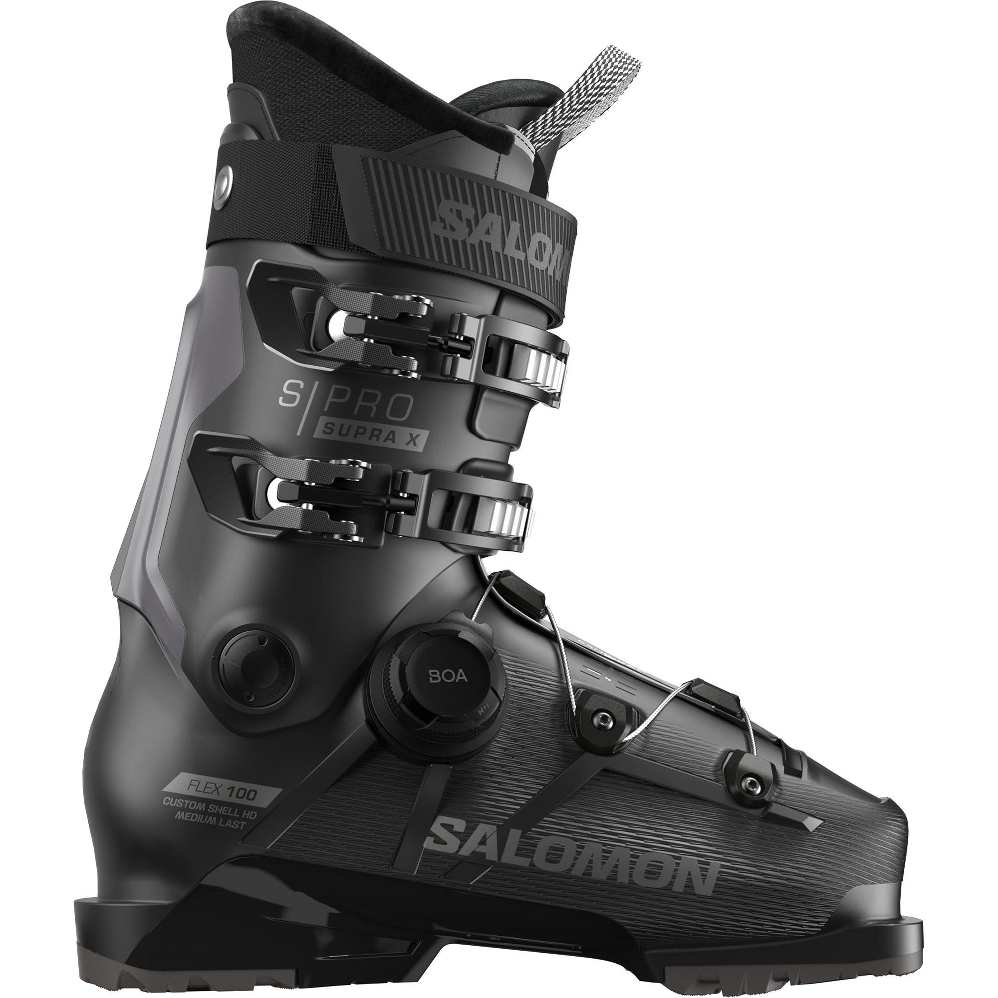 Мужские горнолыжные ботинки S/PRO BOA X100 '25 Salomon, Black/Dark Grey Met/Dark Grey Met
Мужские горнолыжные ботинки S/PRO BOA X100 '25 Salomon, Black/Dark Grey Met/Dark Grey Met