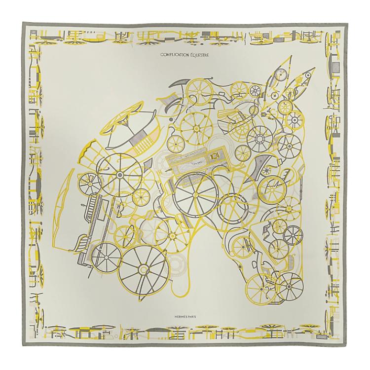 Шелковый шарф Mulberry Silk ярко-желтый HERMES
Шелковый шарф Mulberry Silk ярко-желтый HERMES