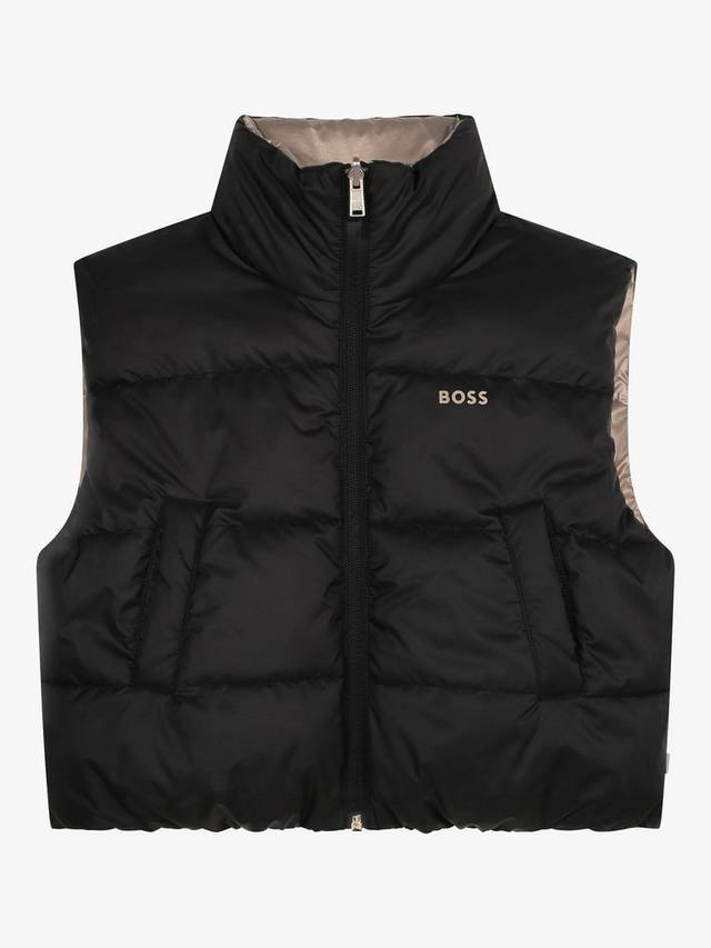 Детский реверсивный пуховик-жилет BOSS, Black/Bronze
Детский реверсивный пуховик-жилет BOSS, Black/Bronze