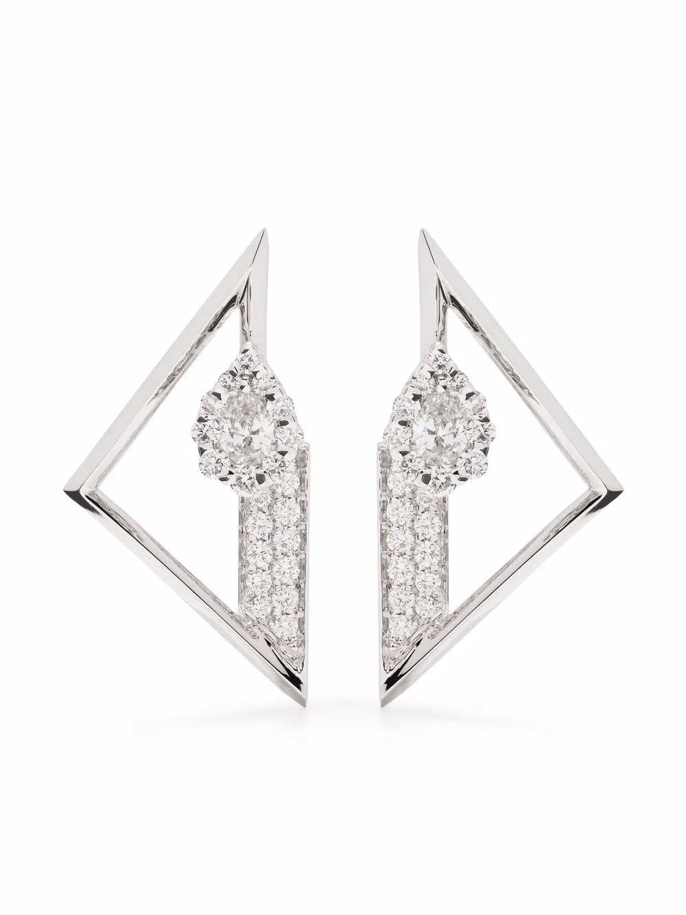 Серьги-гвоздики из белого золота с бриллиантами Yeprem, серебяный
Серьги-гвоздики из белого золота с бриллиантами Yeprem, серебяный