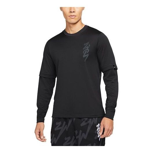 Футболка с рисунком алфавита и логотипа свободные с круглым вырезом и длинными рукавами Air Jordan, черный
Футболка с рисунком алфавита и логотипа свободные с круглым вырезом и длинными рукавами Air Jordan, черный