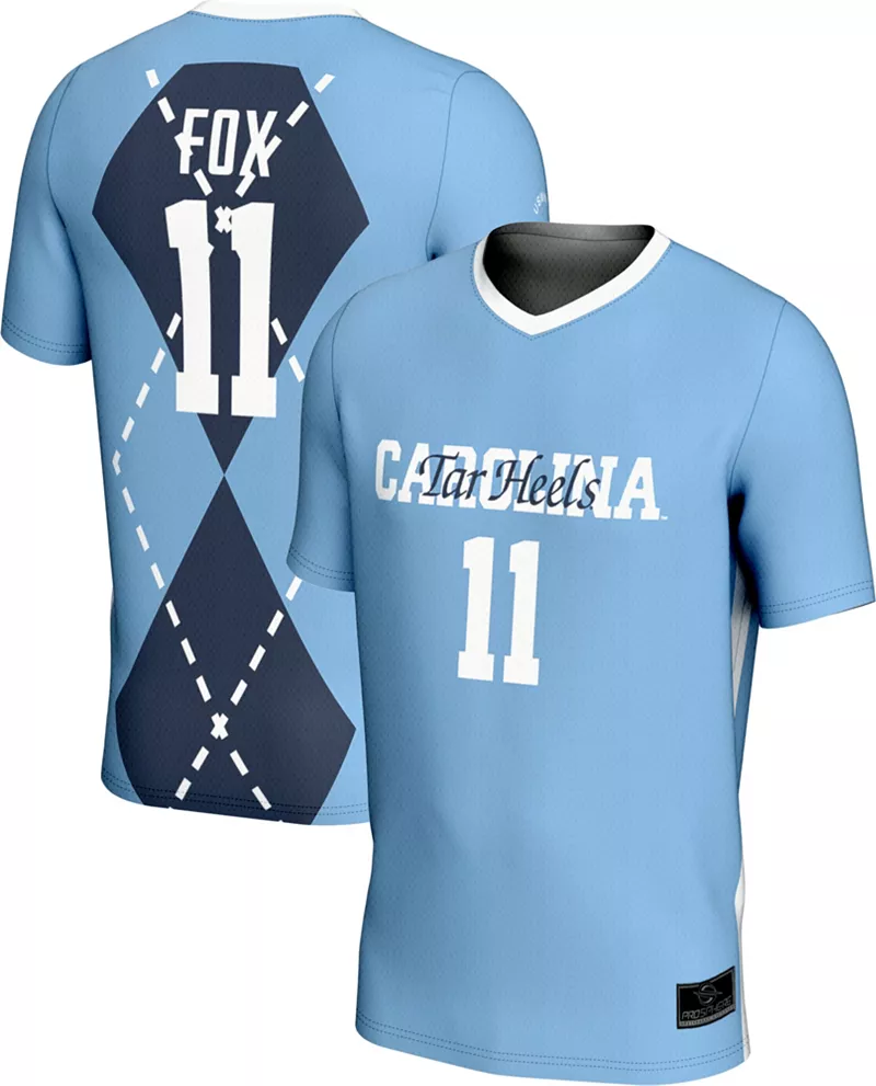 Реплика выпускников PrSphere Youth North Carolina Tar Heels # 11 Carolina Blue Emily Fox, полностью сублимированная футбольная майка ProSphere
Реплика выпускников PrSphere Youth North Carolina Tar Heels # 11 Carolina Blue Emily Fox, полностью сублимированная футбольная майка ProSphere