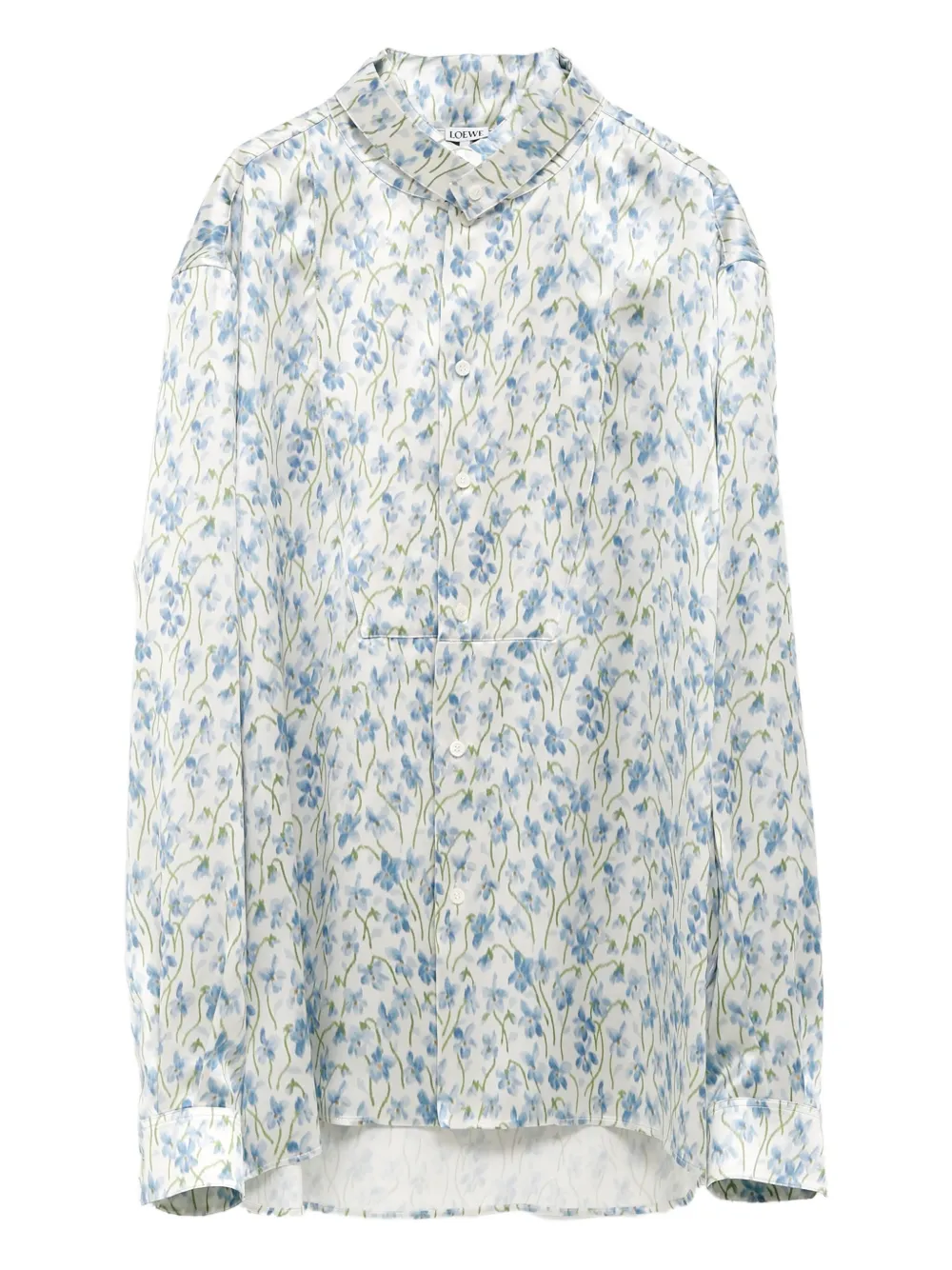 Рубашка с цветочным принтом LOEWE, белый
Рубашка с цветочным принтом LOEWE, белый