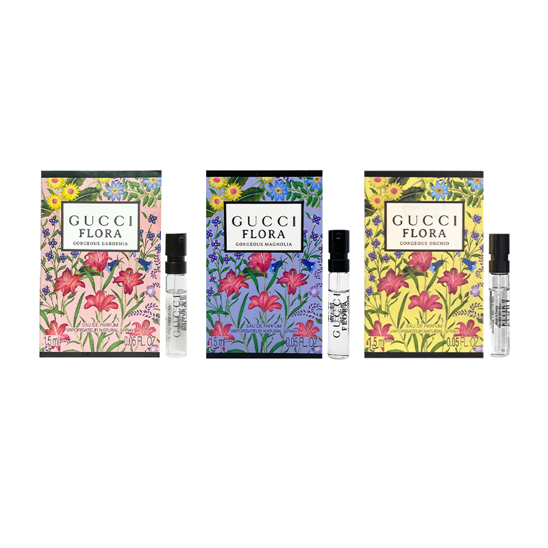 Набор образцов Dreamy Gardenia из трех флаконов по 1,5 мл GUCCI
Набор образцов Dreamy Gardenia из трех флаконов по 1,5 мл GUCCI