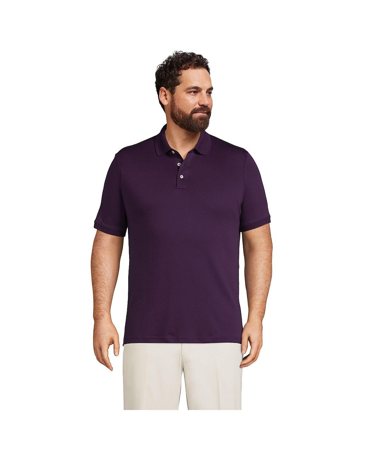 Мужская супермягкая рубашка-поло Supima с короткими рукавами для больших и высоких размеров Lands' End
Мужская супермягкая рубашка-поло Supima с короткими рукавами для больших и высоких размеров Lands' End