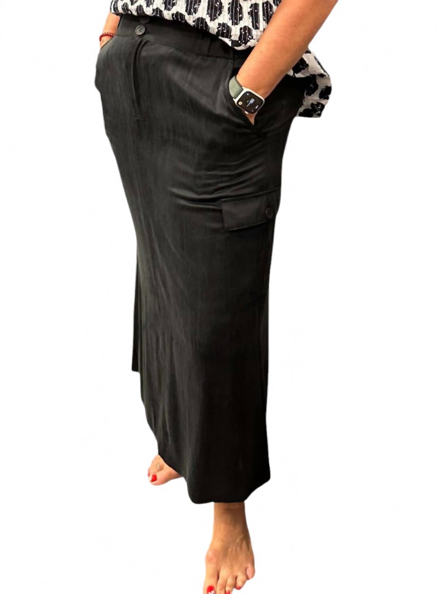 Юбка-карго черного цвета 209wst38
Юбка-карго черного цвета 209wst38