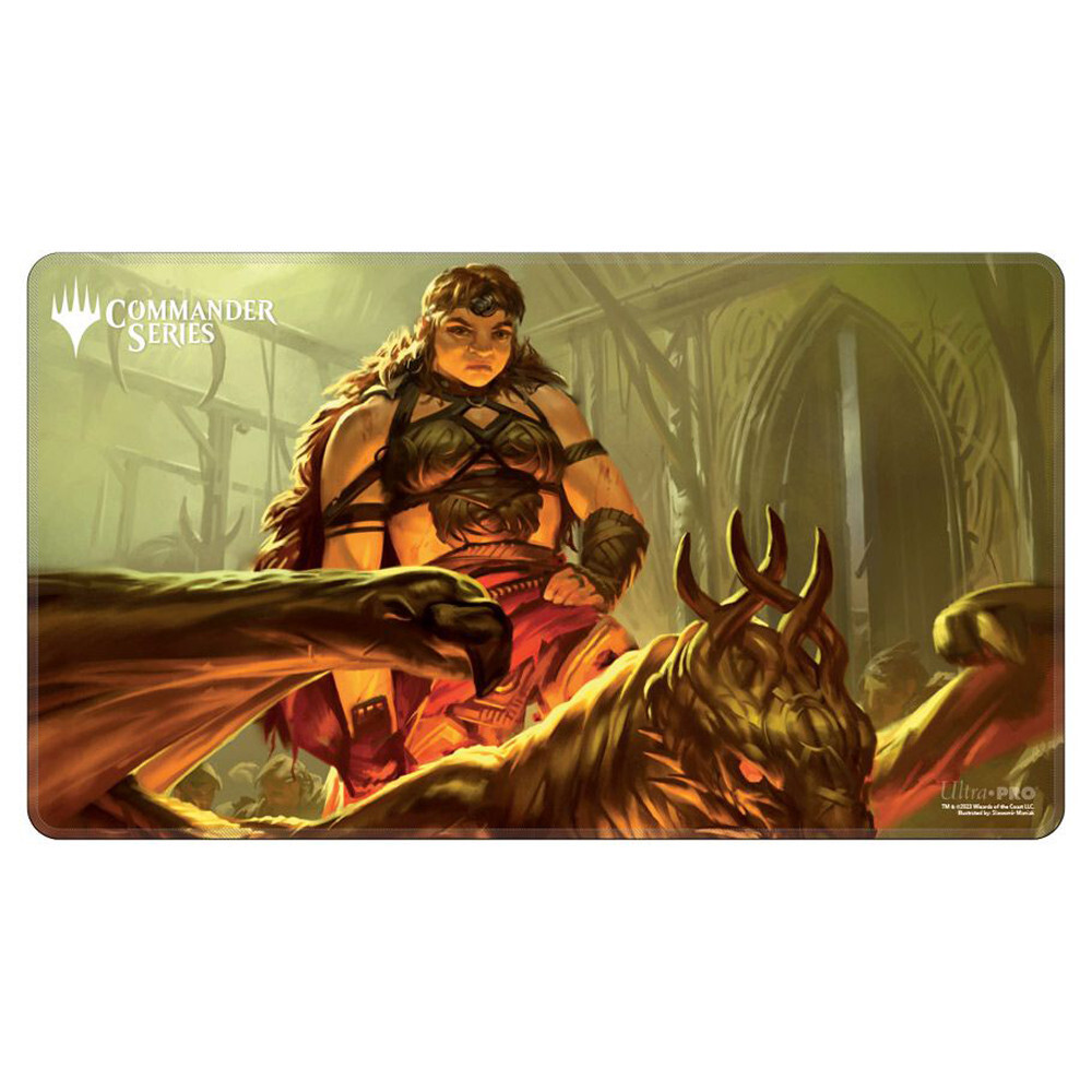 Аксессуары Ultra Pro MTG Stiched Edge Playmat: Commander Series - Magda, Brazen Outlaw
Аксессуары Ultra Pro MTG Stiched Edge Playmat: Commander Series - Magda, Brazen Outlaw